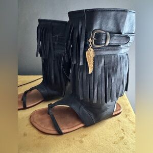 Spell fringe sandals 38 vintage unicorn!